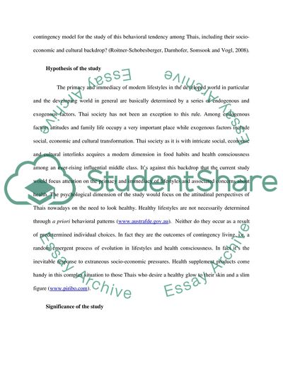 Factors Influencing the Consumption of Health Supplement Products among Those Concerned with Slimness