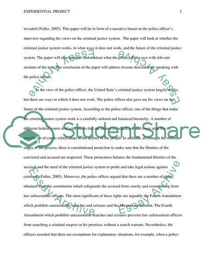 What Criminal Justice in the USA Mean