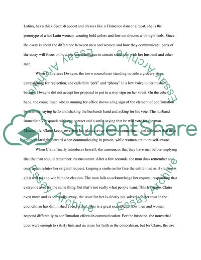 Critical Analysis of the Nature of Gender Differences in Communication