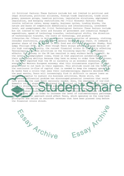 PEST Analysis in the Business World