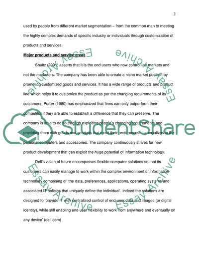 Dell computers - describe their marketing plan