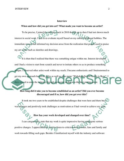 When and How Did You Get into Art