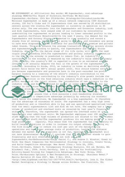 Strategy- the question below