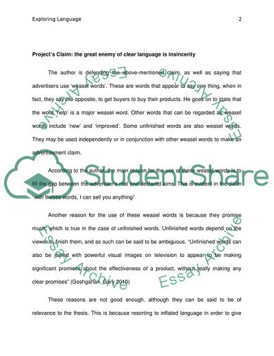 Media Speak - the Language of Advertising