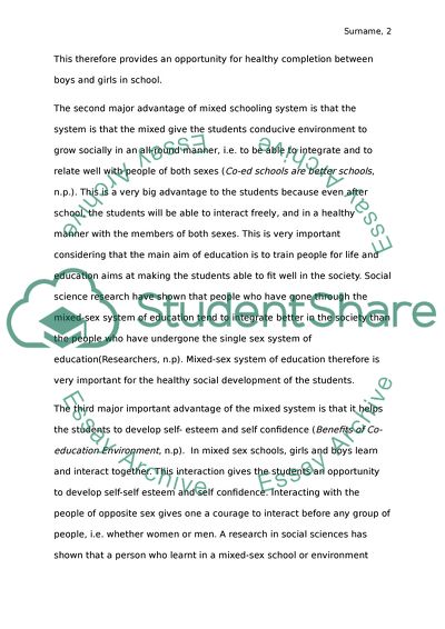 How Are Mixed-sex Schools Advantageous