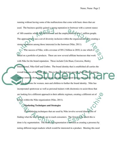 Various Techniques Used for the Nike Shoe