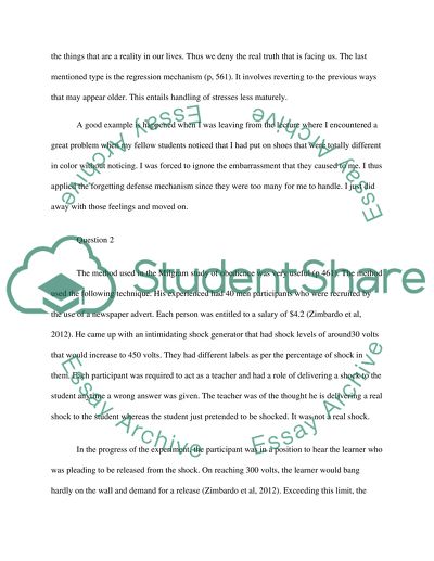 Defense Mechanism in Psychology