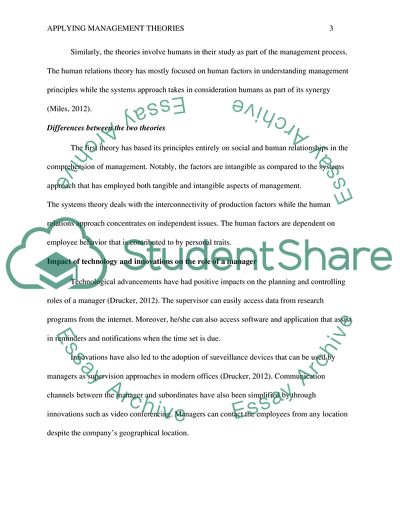 The Human Relations Approach vs The Systems Approach