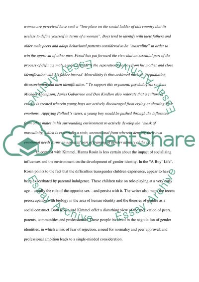 Nature vs Nurture in Gender Identity