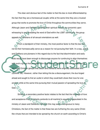 Jason and DeMarco: Understanding How They Relate to Mainstream Christianity