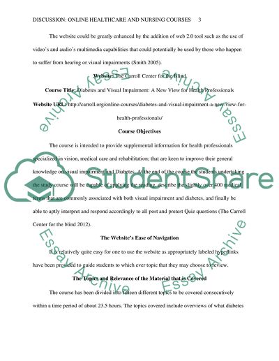 Courses - A Guide to Evaluation in Health Research, Diabetes and Visual Impairment