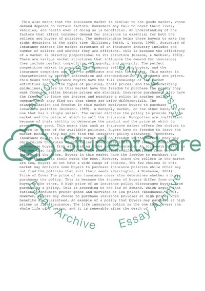 Factors Influencing Insurance Decisions