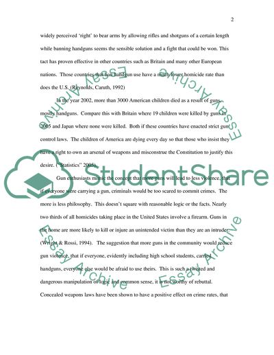 Should everyone allow to own gun