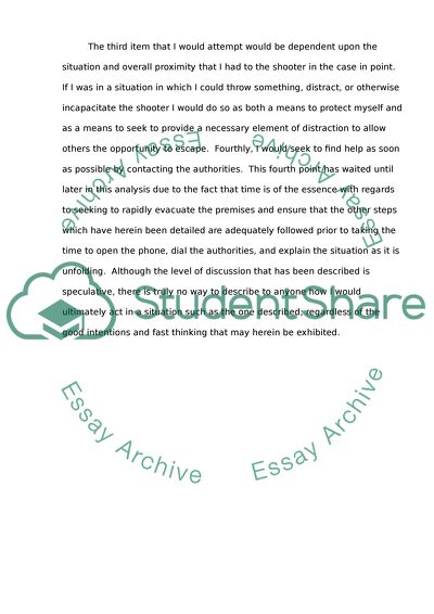 Unique Shooter Scenario