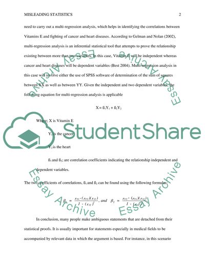 Misleading Statistics: Vitamin E