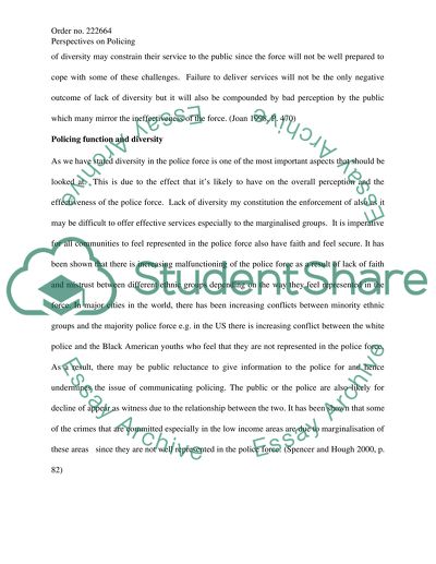 Perspectives on Policing