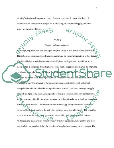 Supply Chain Management: Early Supplier Involvement