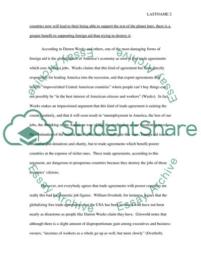 essay about helping poor