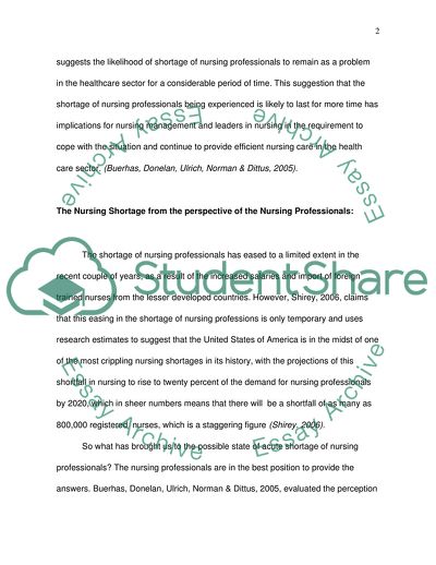 Nursing Shortage: How it Effects Nurse Management & Leaders