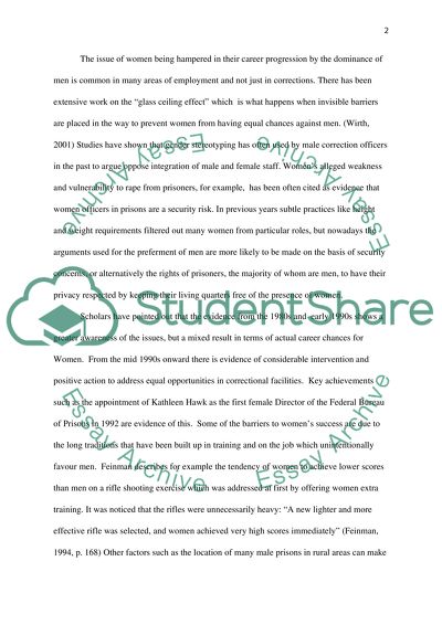 Gender and Sexual Studies: Women in Corrections