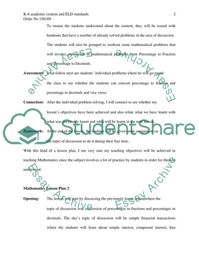 K6 academic content and ELD standards
