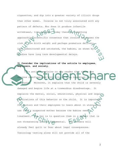 Drug Exposed Infants