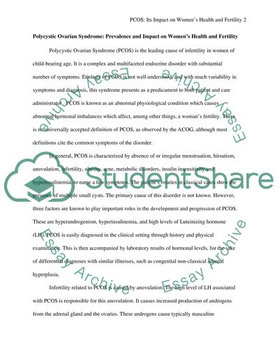 Substantial Effects on Health of Polycystic Ovarian Syndrome