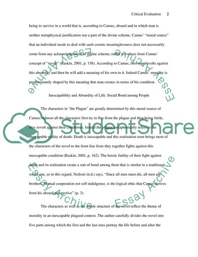 Critical Evaluation of the Theme of Morality