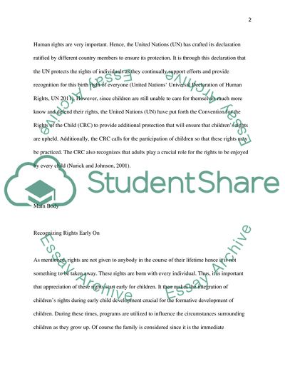 How Can Participatory Approaches Influence Young Childrens Rights
