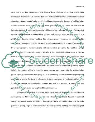 Cyber Security: Regulations of Social Networks