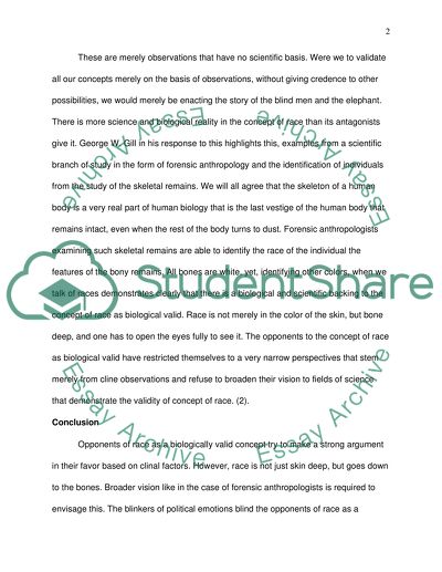 Is the Concept of Race Biologically Valid