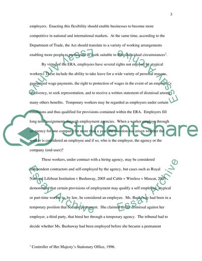 The Employment Rights Act