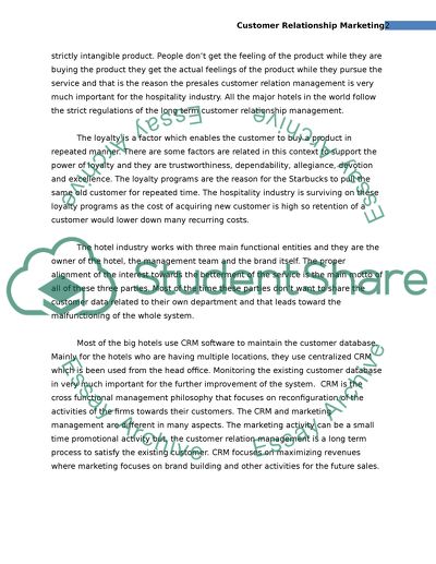 Client Resource Management in Hospitality Management