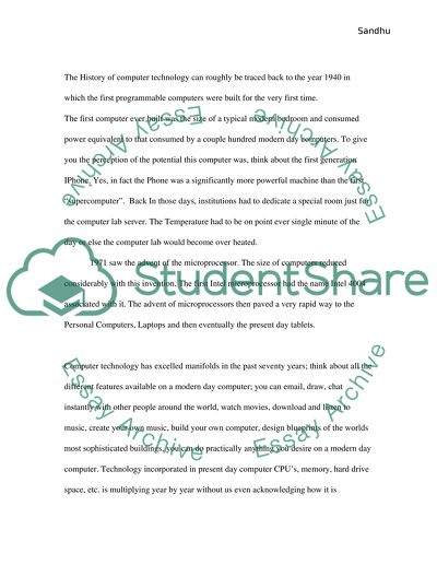 The Role of Computer Technology in the Human Race