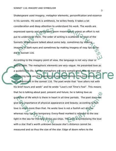 William Shakespeares Sonnet 116 Let me not to the marriage of true minds