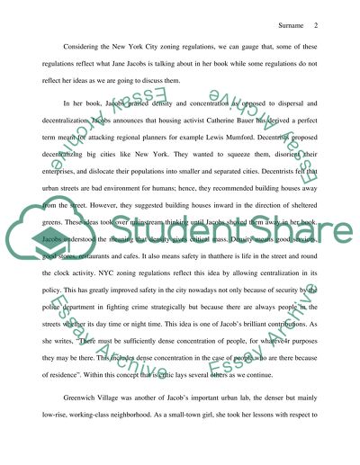 New York City Zoning Regulations Vs The Death and Life of American Great Cities