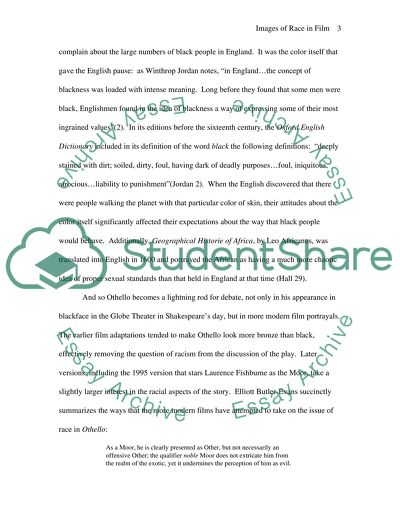 Images of Race in Film Industry