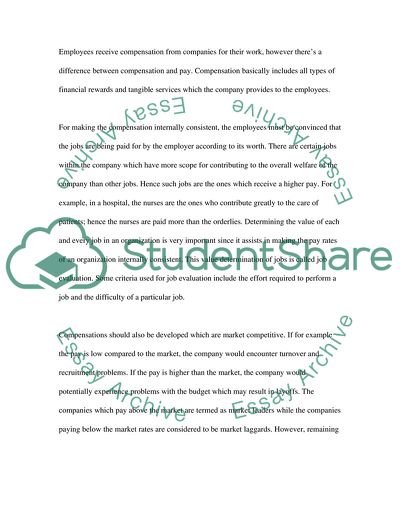 Designing Compensation Systems and Employee Benefits