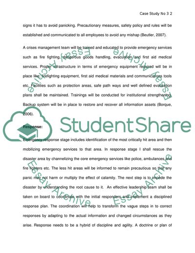 Effective Planning and Management of Emergencies