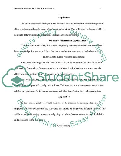 Human Resource Management