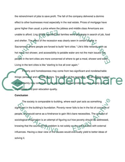 Social Imagination of Poverty