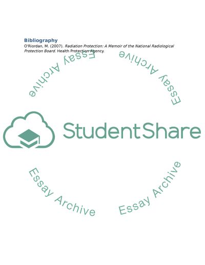 Radiation Protection Process