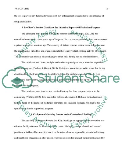 Prison Life: A Review of Kris File