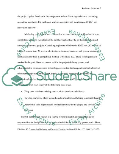 Marketing analysis - industries, trends and competition