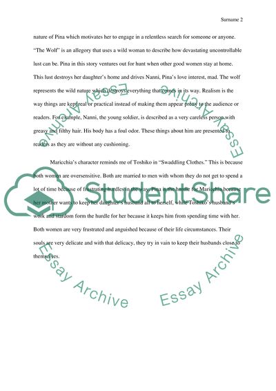 The Wolf the story by Giovanni Verga