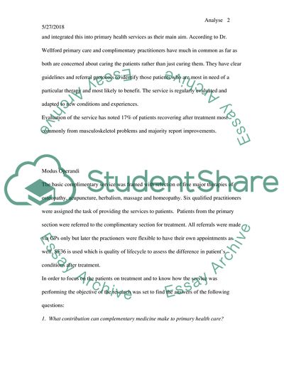 Glastonbury Health Centre Medicine Service