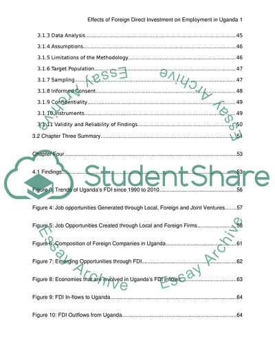 How Employment in Uganda is Affected by Direct Investments from the Abroad
