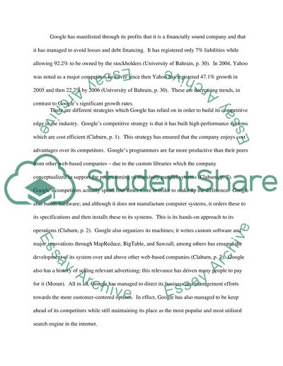 Google Business Model