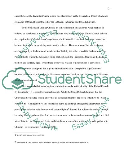 Church Practice and Identity