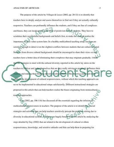 Culturally Responsive Pedagogy